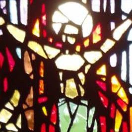 Christ risen window
