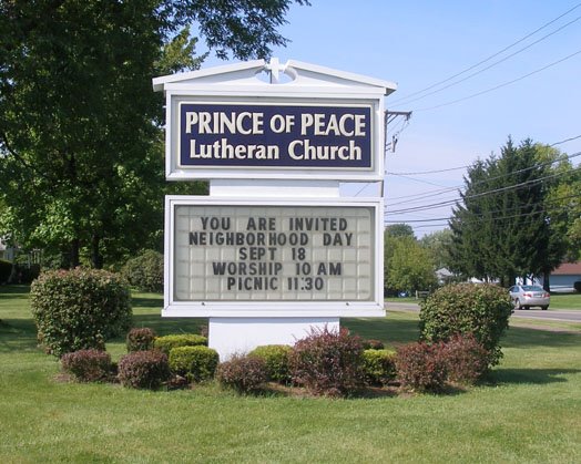 church sign